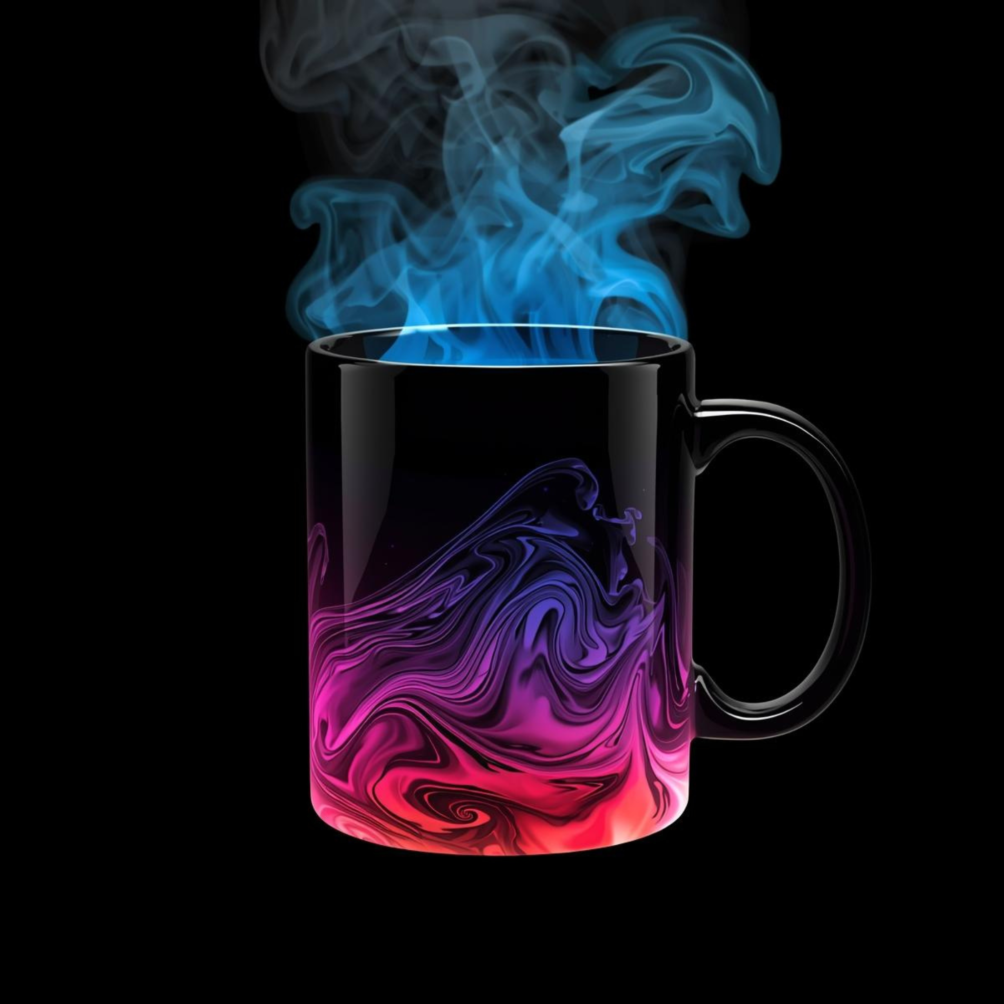 15oz personalize color changing, heat sensitive coffee mug
