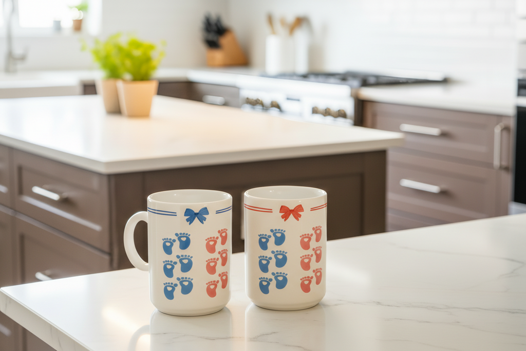 15oz Gender reveal, magic color changing mug